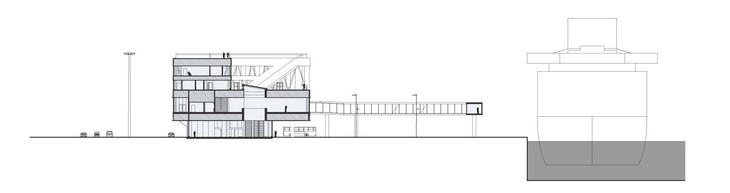 Archisearch - Section / C.F. Møller / Värtaterminalen, Ferry Terminal, Stockholm